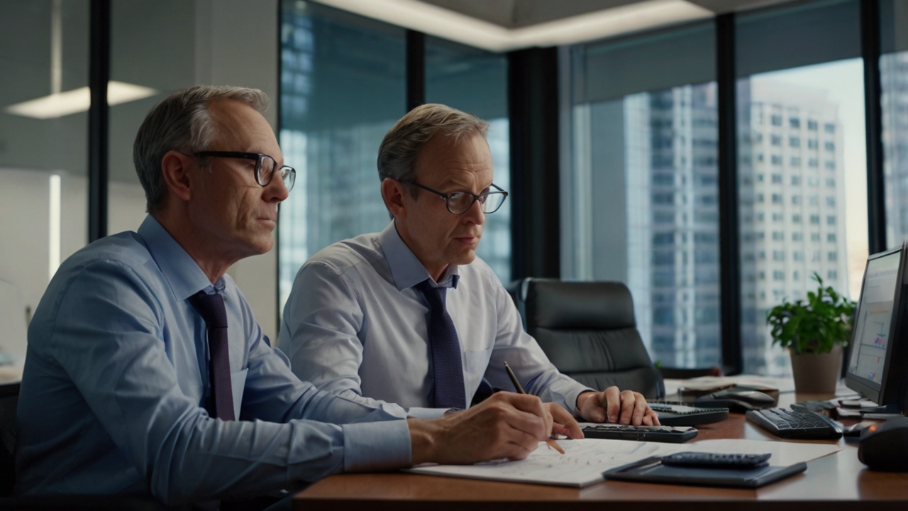 Equipo de profesionales financieros